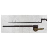 US Indian Wars Springfield Trapdoor Bayonet