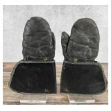 Leather Motorcycle Gloves Gauntlets