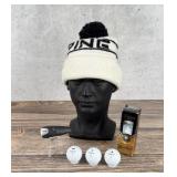 Ping Golf Tool Balls and Beanie