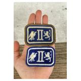 WW2 US Army 2nd Corps Patches