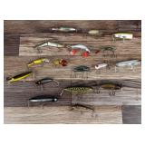 Collection of Fishing Lures Plugs