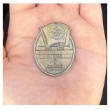 WW2 German Siemens Bauunion NSDAP Tinnnie Badge