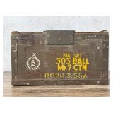 Enfield Mk7 .303 British Wood Ammo Can