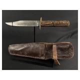 Standard Cutlery Stag Handle Frontier Bowie Knife