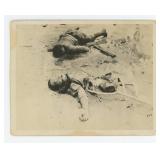 WW2 Iwo Jima Dead Japanese Soldiers Photo