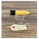 Heddon Wood Lucky 13 Black White Fishing Lure