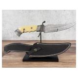 Damascus Blade Bowie Knife