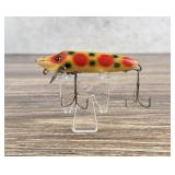 Heddon Vamp Wood Glass Eye Fishing Lure