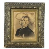 Victorian Framed Portrait Of Police Officer