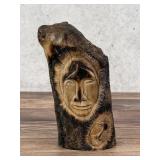 Rick Seeganna Alaska Inuit Mammoth Tusk Carving
