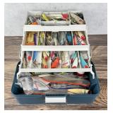 Woodstream Fishing Tackle Box & Contents