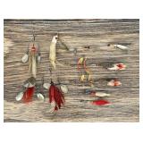 Collection of Streamer Fishing Lures Flies