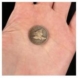 1858 Flying Eagle Cent Penny
