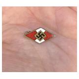 WW2 German HJ Hitler Youth Enameled Badge