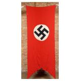 WW2 German Fishtail NSDAP Podium Banner Flag