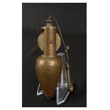 Stanley No 2 Brass Plumb Bob with Reel