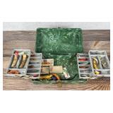 Vintage Tackle Box Full of Fishing Lures