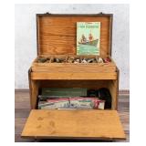 Antique Fishing Tackle Box