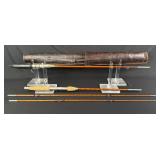 Antique Heddon Bamboo Fly Fishing Rod Set