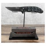 Bad Blood Spiraling Demise Pocket Knife BB103K
