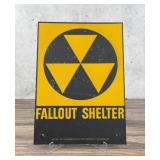 US Department of Defense Fallout Shelter Sign