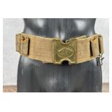 Indian Wars Dog Head Anson Mills Cartridge Belt