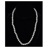 14k Gold Cultured Pearl Necklace