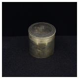 European Sterling Silver Pillbox