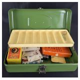 Vintage Tackle Box & Contents