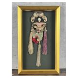 Chinese Qing Dynasty Silk Belt Fob Ornament