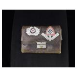 WW2 US Soldier German Hate Coin Purse Wallet