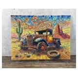 Ricardo Maya Oil on Board Painting