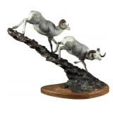 Fred Boyer Spooked Stones Sheep Bronze