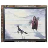 Gary Cook She Walks with Memories Painting