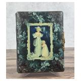 Antique Named Illinois Cabinet Photo Album