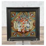 Romanian Adam and Eve in Paradise Icon