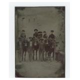 Civil War African American Valets Tintype Photo