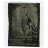 African American Black Man Tintype Photo