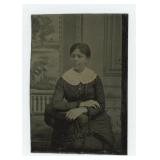 African American Black Woman Tintype Photo