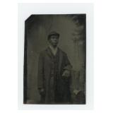 African American Black Man Tintype Photo