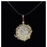Mel Fisher Atocha Silver 8 Reales Coin Pendant