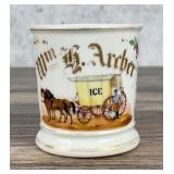 Ice Delivery Driver Occupational Shaving Mug