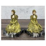 JB Hirsch Foundry Lady In Waiting Bookends