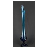 Viking Bluenique Epic Drape Swung Glass Vase
