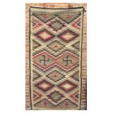 Navajo Indian Ganado Swastika Whirling Log Rug