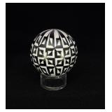 Mark Matthews Panel Ponder Art Glass Marble