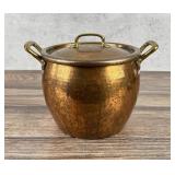Ruffoni Historia Hammered Copper Stock Pot