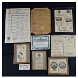 Antique Montana Paper Ephemera