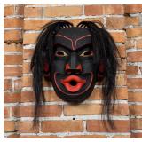 Joe Peters Kwakiutl Northwest Coast Dzunukwa Mask