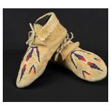 Blackfoot Native American Indian Beaded Moccasins
